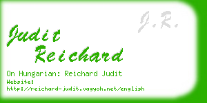 judit reichard business card